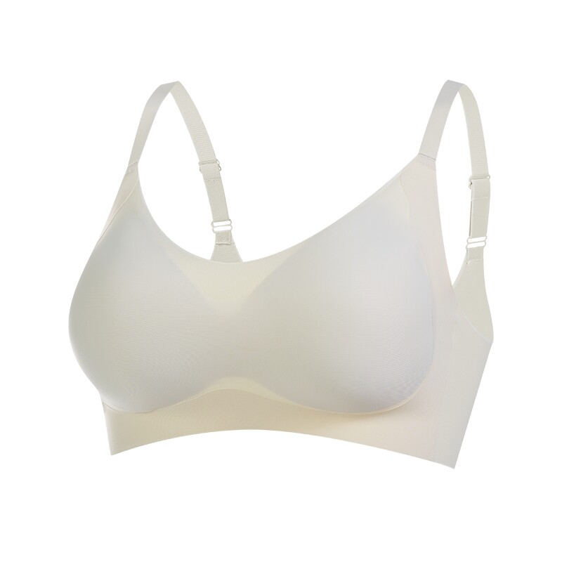 GOSO香蜜闺秀透气薄杯文胸女25新款舒适无钢圈小胸聚拢无痕内衣