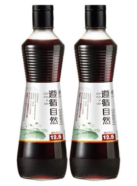 遵循自然原酿特级酱油500ml*2