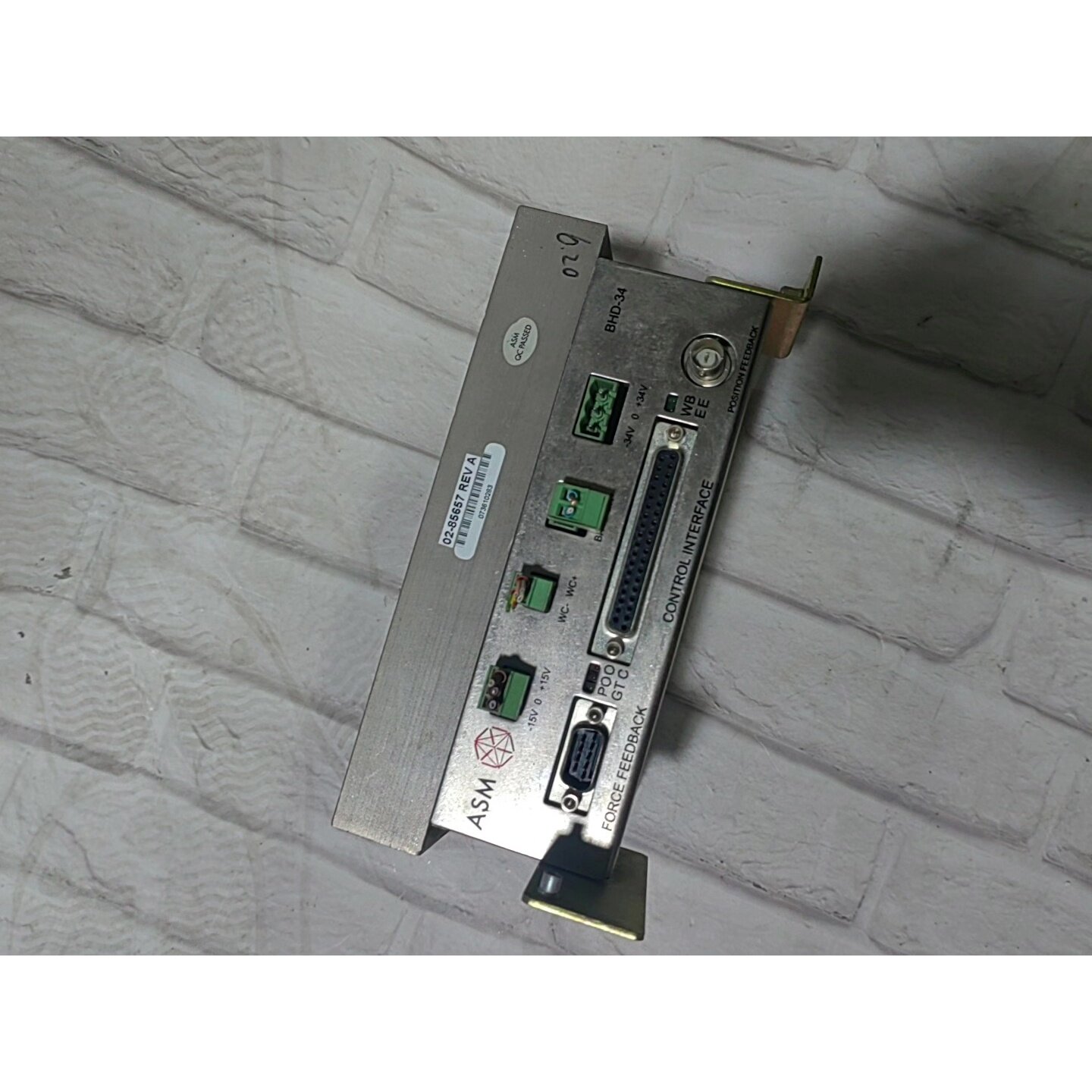 议价-ASM焊线机焊头Z驱动02-85657 REV A
