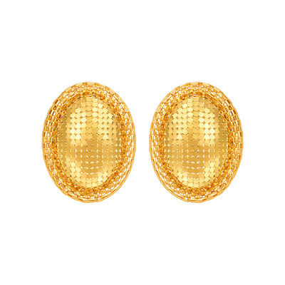 明牌珠宝5G黄金璀璨鸽子蛋耳饰