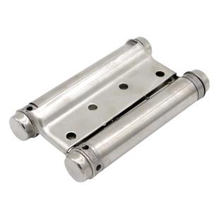 自闭双开门合页不锈钢弹簧自由里外左右双向自动牛仔门铰回弹铰链