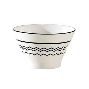 29.8元8只斗笠碗家用陶瓷碗具赫本风好看的吃米饭碗个人专用餐具