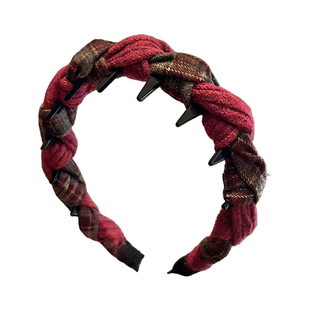 红色发箍女款2026新款高颅顶日常外戴洗脸头箍带齿压发卡发捆头饰