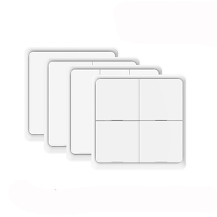 zigbee场景开关无线4键随意贴 涂鸦智能家居远程控制情景智能开关