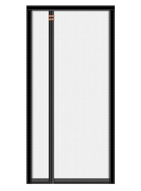 【侧开】防蚊门帘金刚网