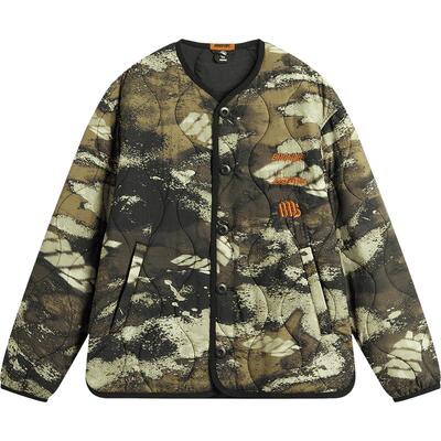 李宁防泼水棉服宽松短款外套