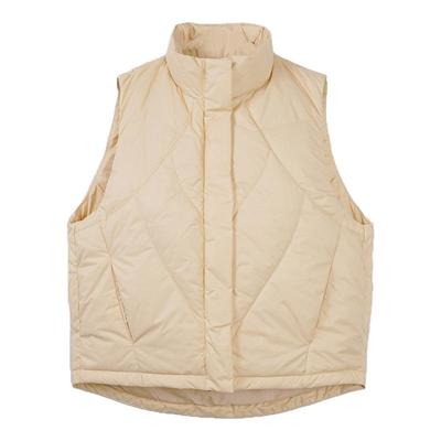 A21梭织宽松立领中厚羽绒背心