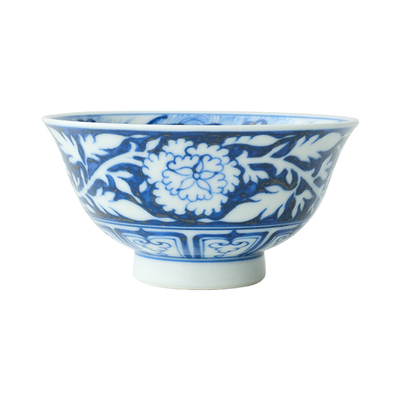 小谦山房元青花一鹭莲升主人杯