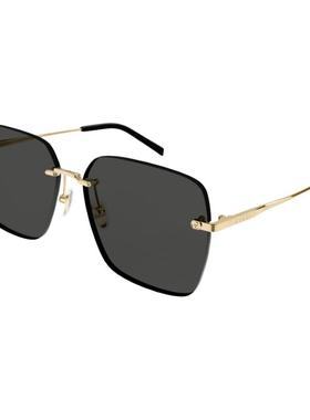 开云眼镜 古驰GUCCI金属方框大框无框防晒太阳镜墨镜GG1955SA