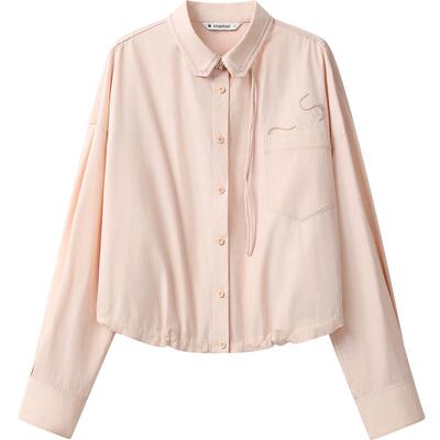 【新中式】播商场同款翻领衬衫女秋优雅气质可露丽衬衣BDR3CD3284