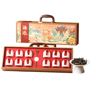 武夷岩茶肉桂大红袍茶叶金骏眉红茶过年货送礼长辈新年高端礼盒装