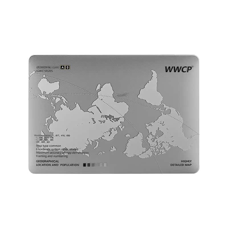 MIUCHO世界地图电脑壳macbook
