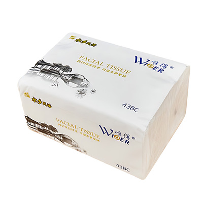 唯得抽纸5层380张8连包整箱纸巾