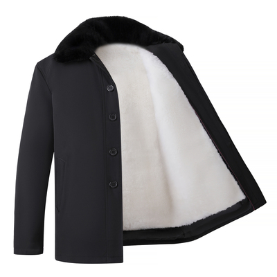冬季新款皮毛一体羊皮棉袄