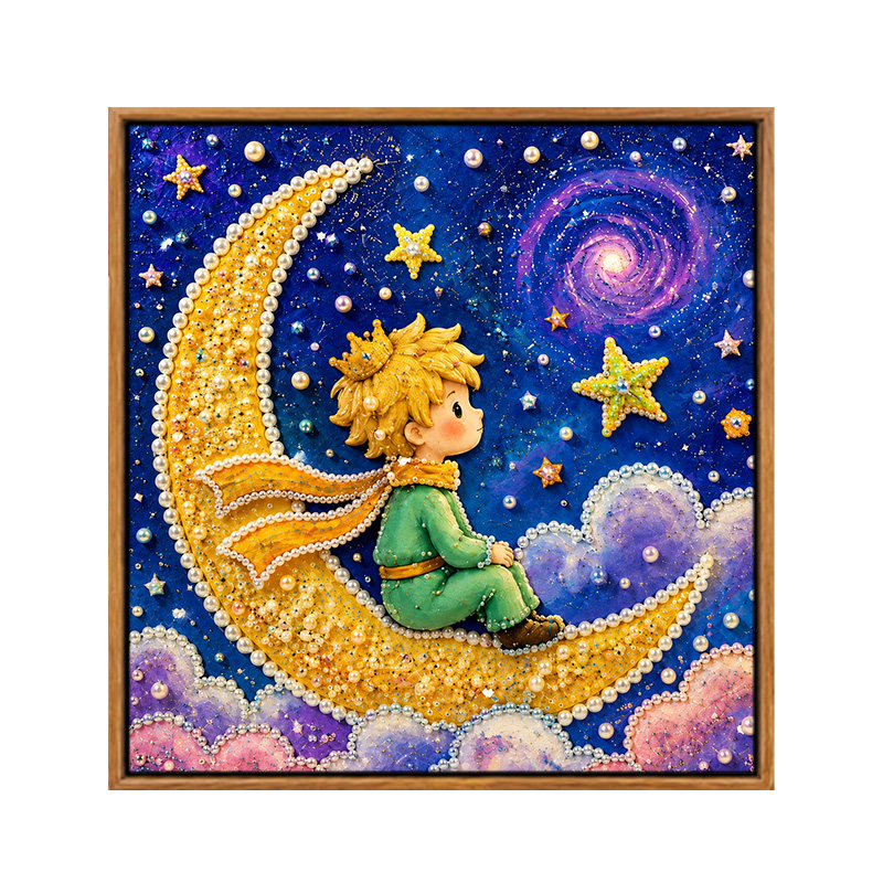 小王子珍珠画手工diy儿童钻石画