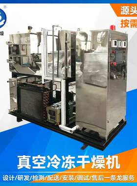 鸡鸭鱼肉制品冷冻式干燥机不锈钢真空冷冻干燥机蔬菜低温冻干设备