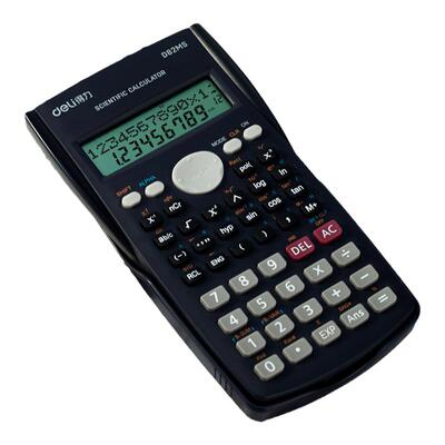 得力计算器学生考试科学函数型大学生一建二建考研专用初中生多功能中高考计算机器金融会计小型计箅器注会