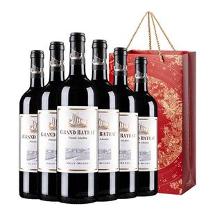 ASC法国红酒进口小龙战舰干红上梅多克热销葡萄酒整箱6支年货送礼