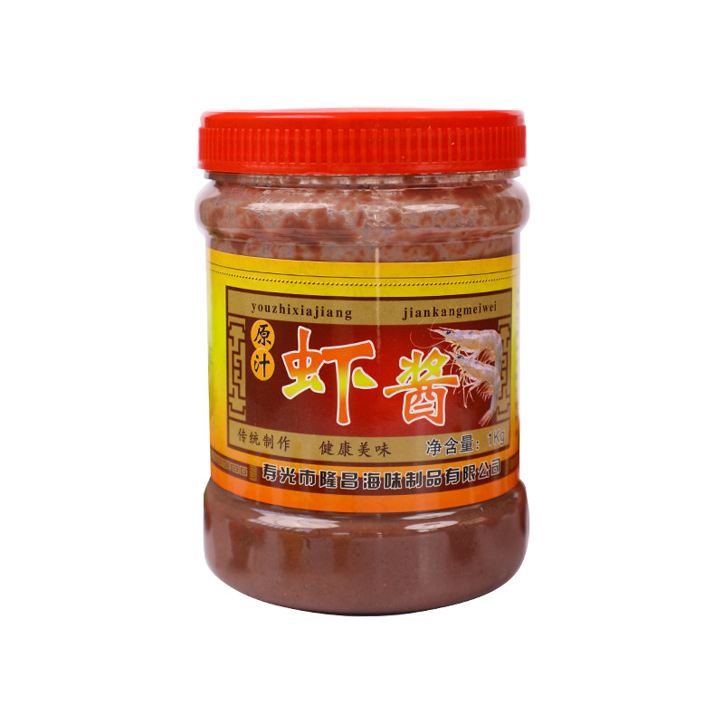 山东正宗特产羊口蜢子 虾酱1000g野生原汁自制咸虾膏纯手工