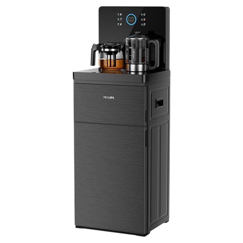 飞利浦家用茶吧机全自动智能2024新款高端饮水机下置水桶柜子一体