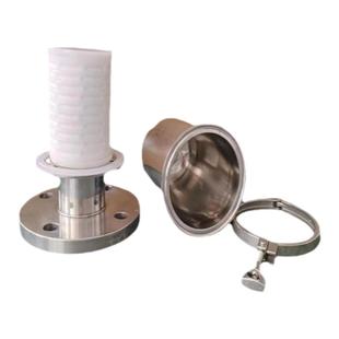 304不锈钢法兰呼吸器单芯三芯接口灌顶法兰卫生级水箱储罐呼吸阀