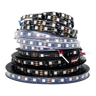 声控led酒馆清吧KTV动感单车房幻彩WS2811可编程麦爵士12V灯带条