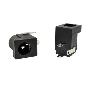 5个DC插座耐高温5.5*2.5mm针DC电源充电接口005母座焊接插头直流