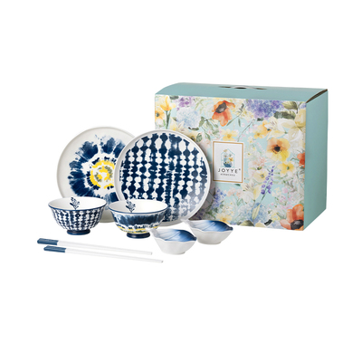 JOYYE卓艺染韵生花釉下手绘餐具