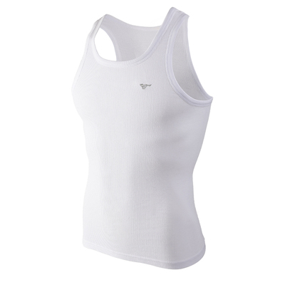 七匹狼100%纯棉螺纹紧身打底背心