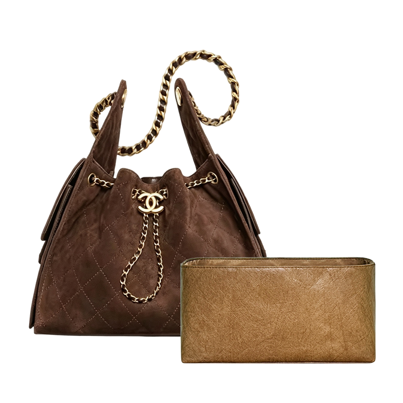 适用于chanel香奈儿25bag 25K hobo抽绳包内胆mini小大内衬收纳包