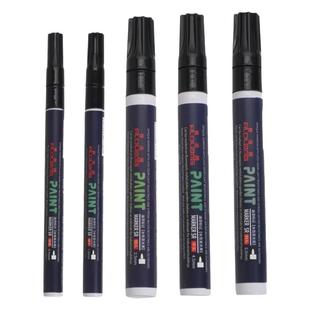 费洛朗Filolang哑黑补漆笔消光笔油漆笔记号笔磨砂塑料金属细头宽头眼镜框相机划痕黑漆哑白亮光补漆笔