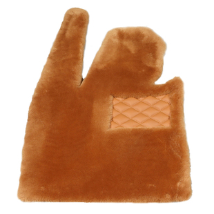 奔驰皮毛一体G63G500GLS450GLE450GLC300L羊剪绒羊毛地毯汽车脚垫