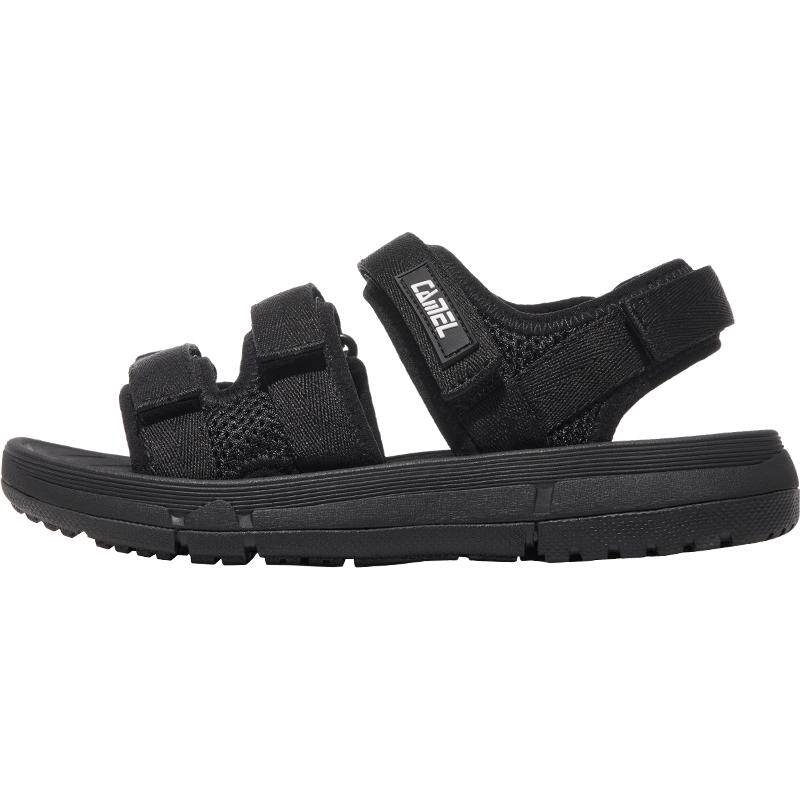 骆驼踏浪运动凉鞋男2026夏季男鞋防滑鞋子软底沙滩鞋男魔术贴鞋女