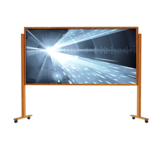 可移动宣传栏室内铝合金看板企业户外活动展板广告栏信息公告栏