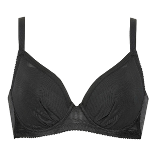 华歌尔Wacoal内衣女大胸显小显瘦集中防外扩无痕舒适透气薄款文胸