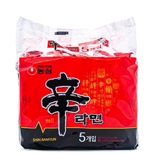 韩国进口多款农心拉面链接辛拉面炸酱面鱿鱼海鲜面安城汤面