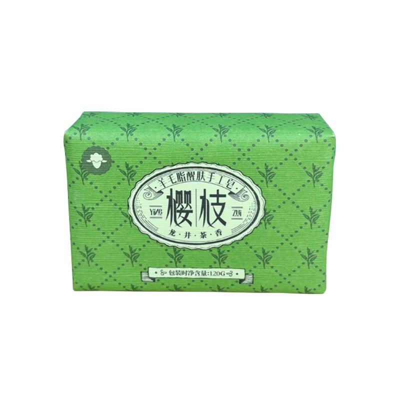 樱花龙井茶香手工皂润护香氛清爽羊毛脂滋润肌肤洁净柔润细腻