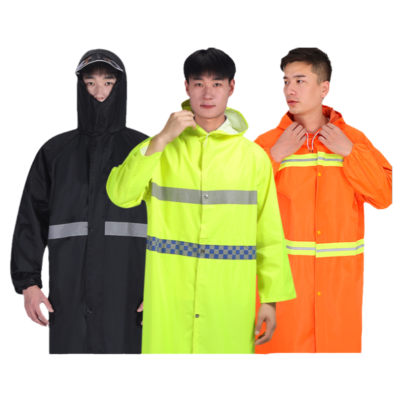 长款连体雨衣大褂徒步户外环卫