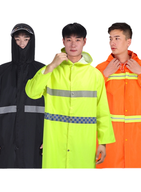 长款连体雨衣大褂徒步户外环卫