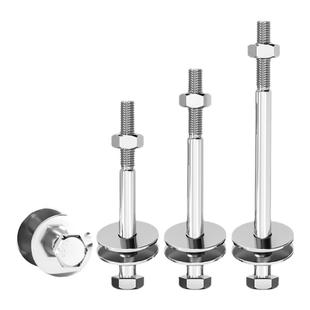 M6-M30 304不锈钢外六角加长螺栓穿墙螺丝半牙螺杆对穿丝杆套装粗