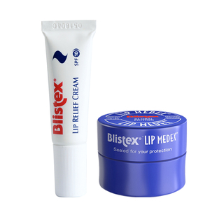 BLISTEX/百蕾适碧唇小蓝罐小白管保湿润唇膏男女口红打底美国正品