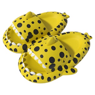 学生拖鞋男青少年鲨鱼正版搞怪踩屎感厚底防滑初中生凉拖鞋女夏天