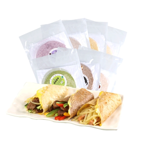 全麦卷饼荞麦杂粮低脂粗粮代餐饼皮薄早餐商用半成品主食春饼