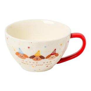 TINYHOME可爱饭碗卡通儿童陶瓷餐具减脂分格盘餐盘家用菜盘早餐盘