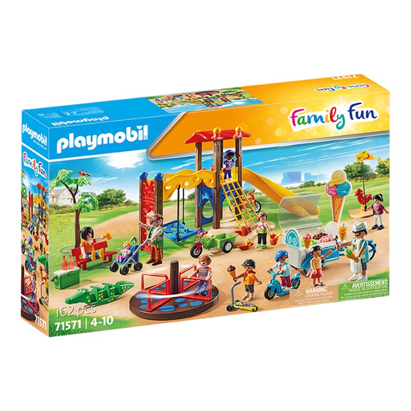 PLAYMOBIL摩比世界儿童玩具大型儿童游乐场益智拼装玩具欧洲71571