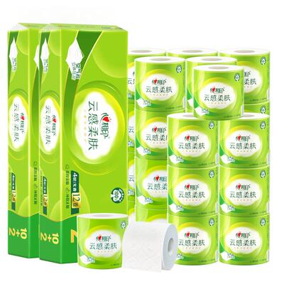 心相印4层云感柔肤卷纸卫生纸