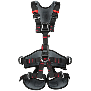 欣达五点式全身安全带高空作业空调安装绳登山攀岩救援保护装备
