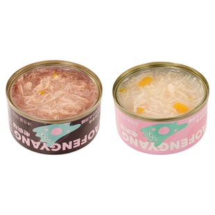 【新品】老疯杨猫罐头补水汤罐猫咪零食湿粮鸡胸肉鸭肉成幼猫通用