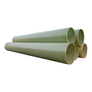 玻璃钢管道连续缠绕夹砂排水污水管通风除臭电缆管压力管件大口径