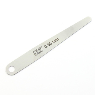 不锈钢塞尺间隙尺高精度塞规气门间隙塞尺片厚薄规单片0.01-1.0mm